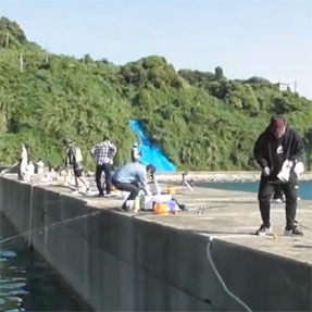 法人合同 六連島 魚釣り大会!!!